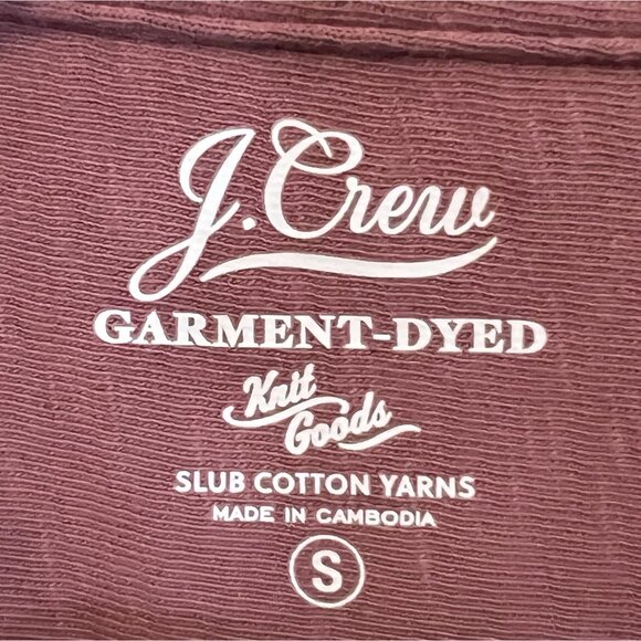 j crew Women’s Shirt Small Size Rose Button Long Sleeves 100% Cotton Pocket - Picture 3 of 8